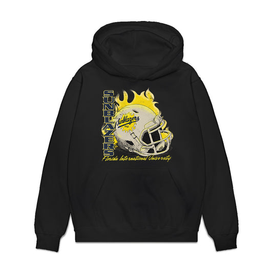 FIU - NCAA Football : Vintage Helmet Premium Hooded Sweatshirt-0