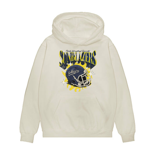 FIU - NCAA Football : Vintage Helmet Premium Hooded Sweatshirt-0