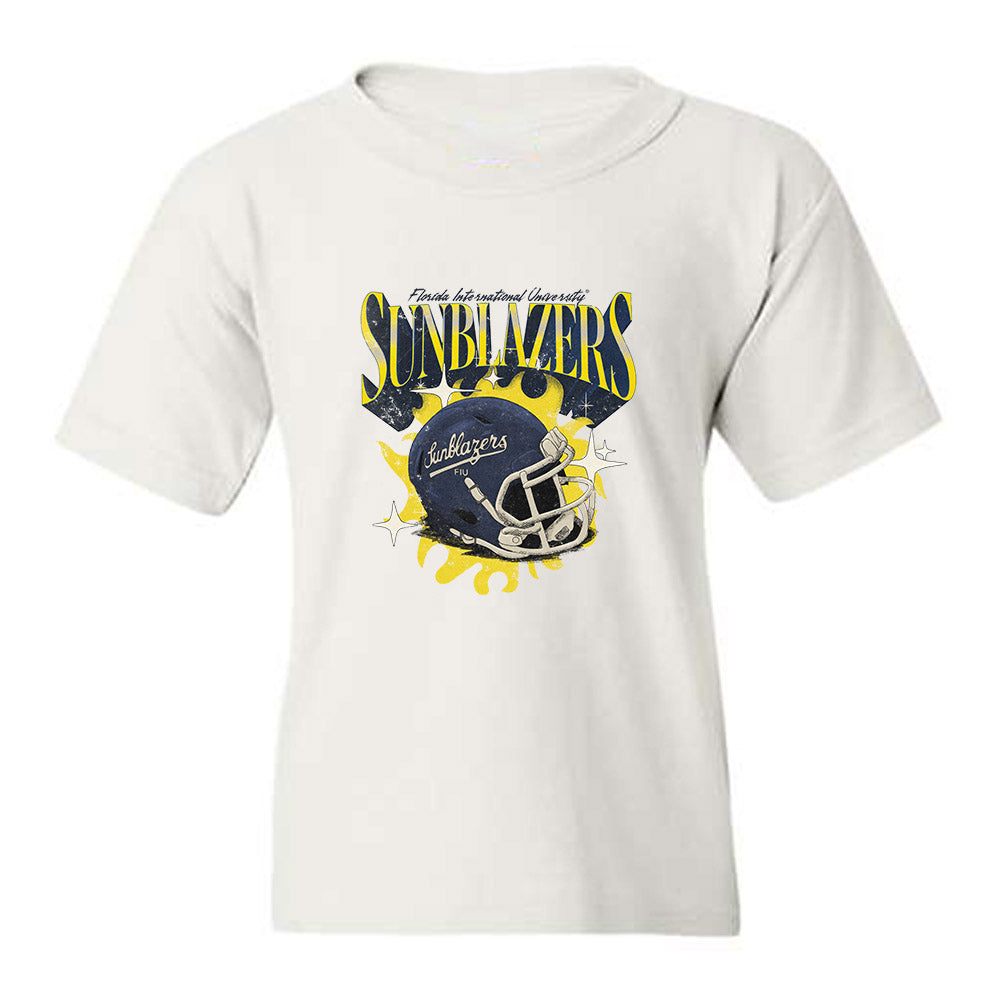 FIU - NCAA Football : Vintage Helmet Youth T-Shirt-0