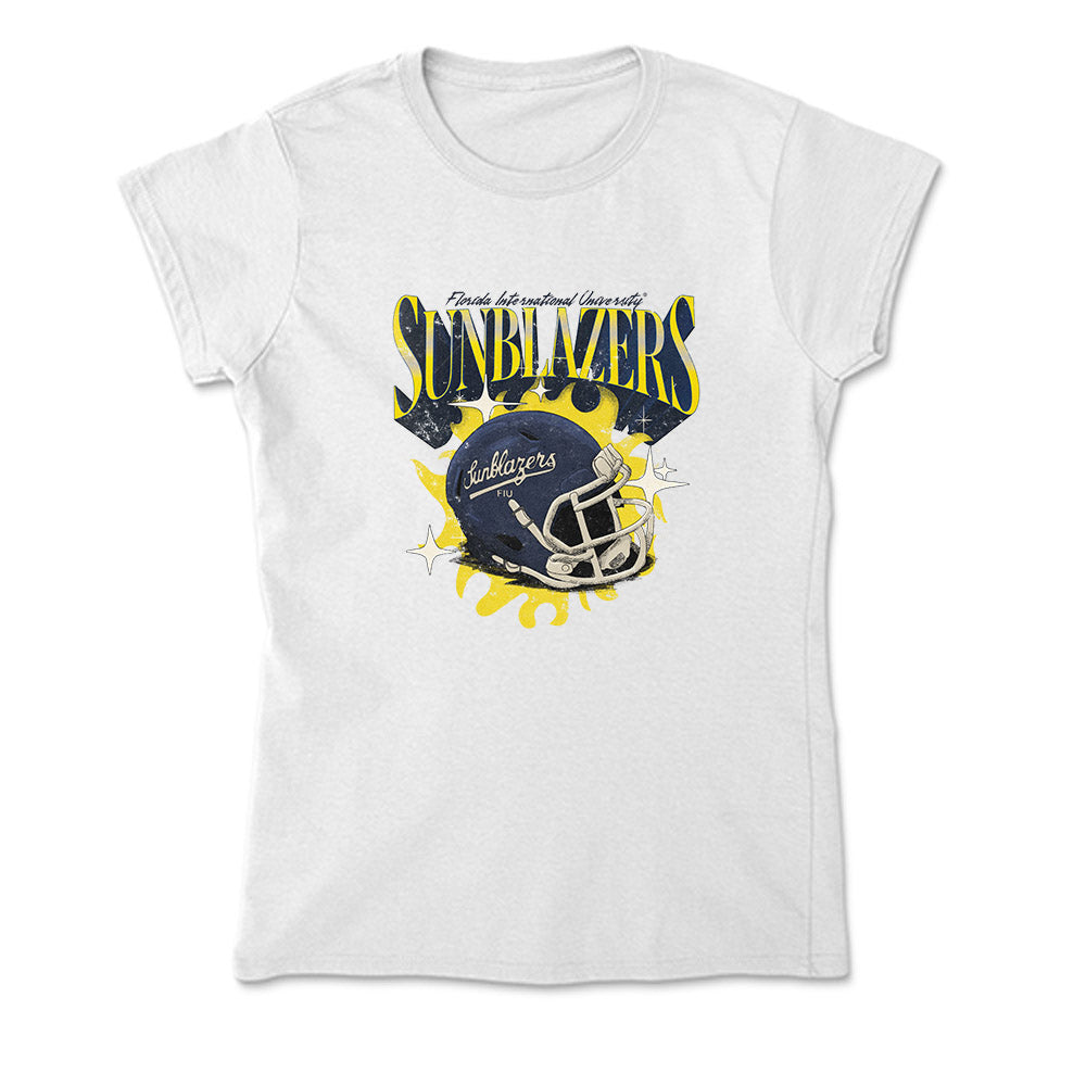 FIU - NCAA Football : Vintage Helmet Soft Style Women’s T-Shirt-0