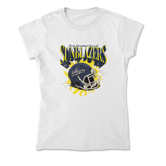 FIU - NCAA Football : Vintage Helmet Soft Style Women’s T-Shirt-0