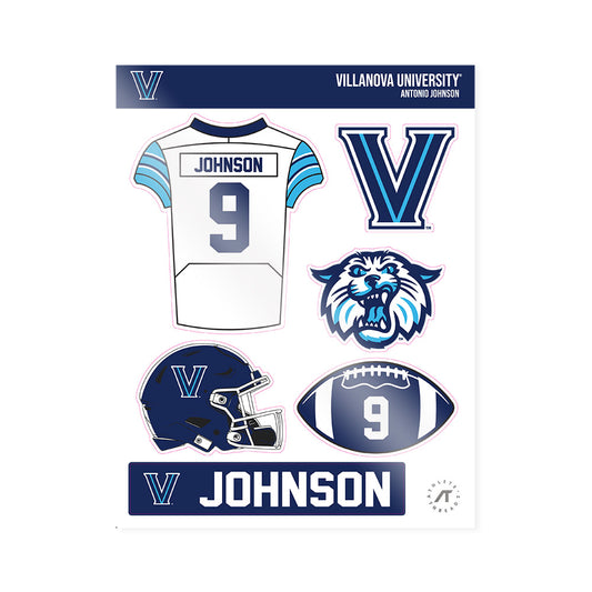Villanova - NCAA Football : Antonio Johnson - Sticker Sheet-0