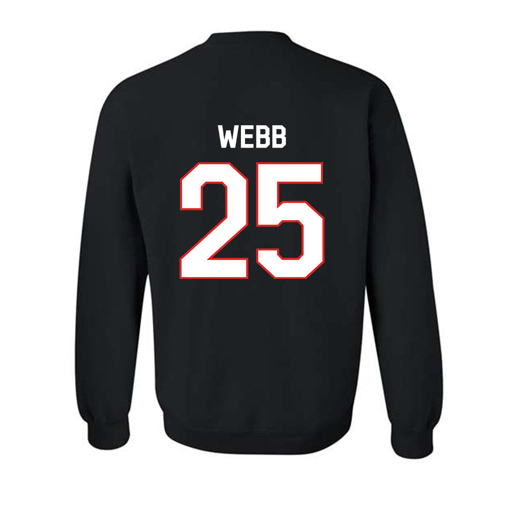 Texas Tech - NCAA Football : Donovan Webb - Classic Shersey Crewneck Sweatshirt-1