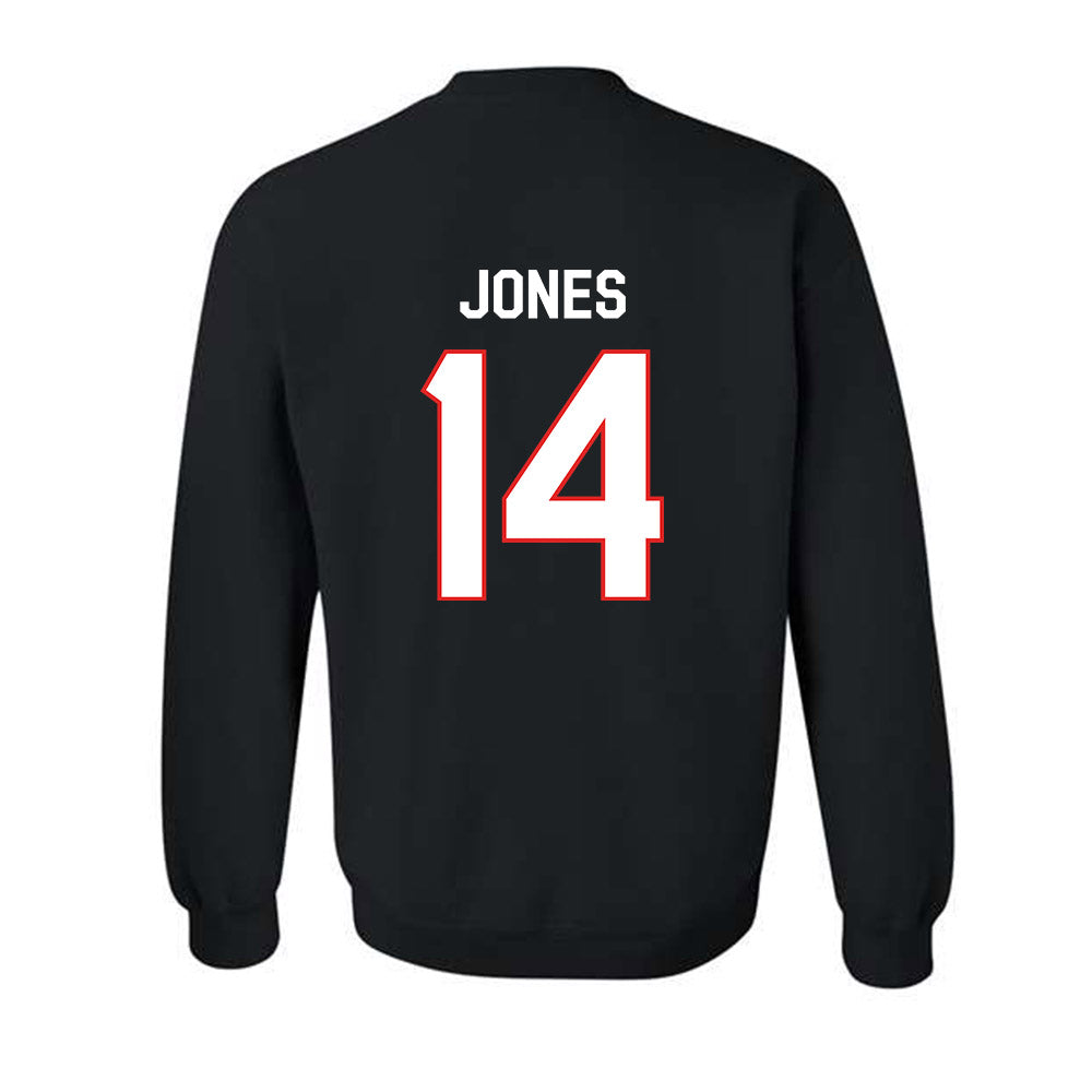 Texas Tech - NCAA Football : Bryson Jones - Classic Shersey Crewneck Sweatshirt-1