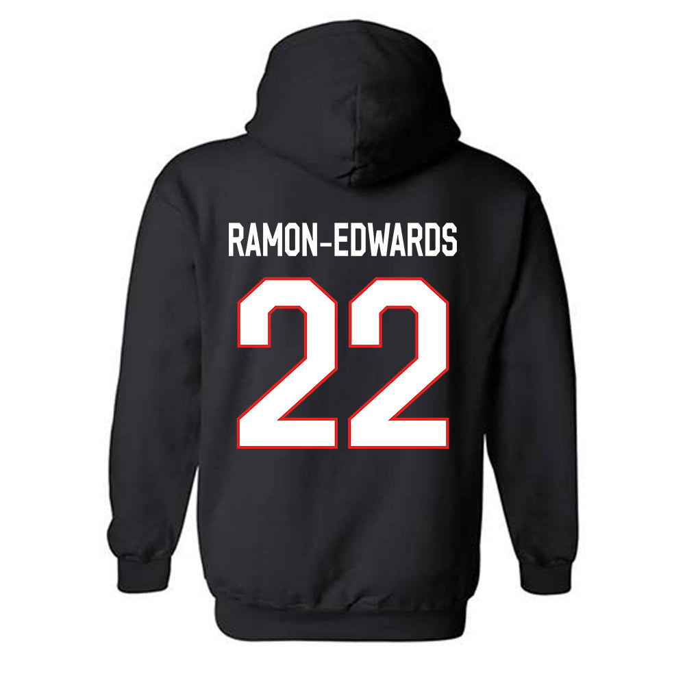 Texas Tech - NCAA Football : Marcus Ramon-Edwards - Classic Shersey Hooded Sweatshirt-1