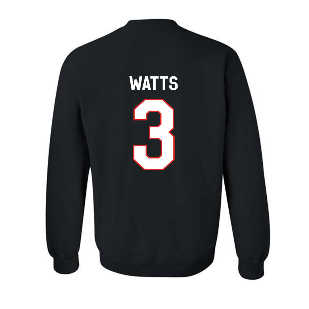 Texas Tech - NCAA Men's Basketball : Lejuan Watts - Classic Shersey Crewneck Sweatshirt-1