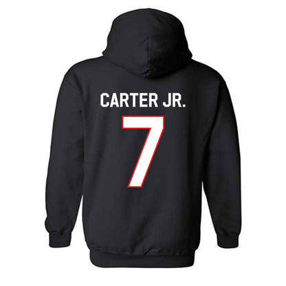 Texas Tech - NCAA Football : Terrance Carter Jr. - Classic Shersey Hooded Sweatshirt-1
