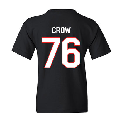 Texas Tech - NCAA Football : Jacob Crow - Classic Shersey Youth T-Shirt-1