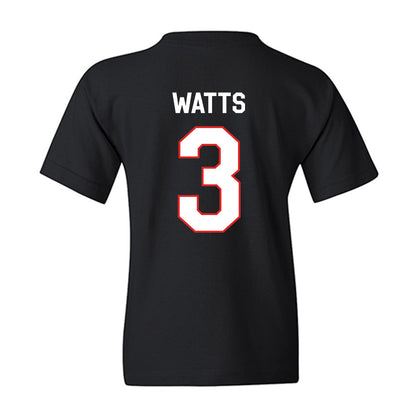 Texas Tech - NCAA Men's Basketball : Lejuan Watts - Classic Shersey Youth T-Shirt-1