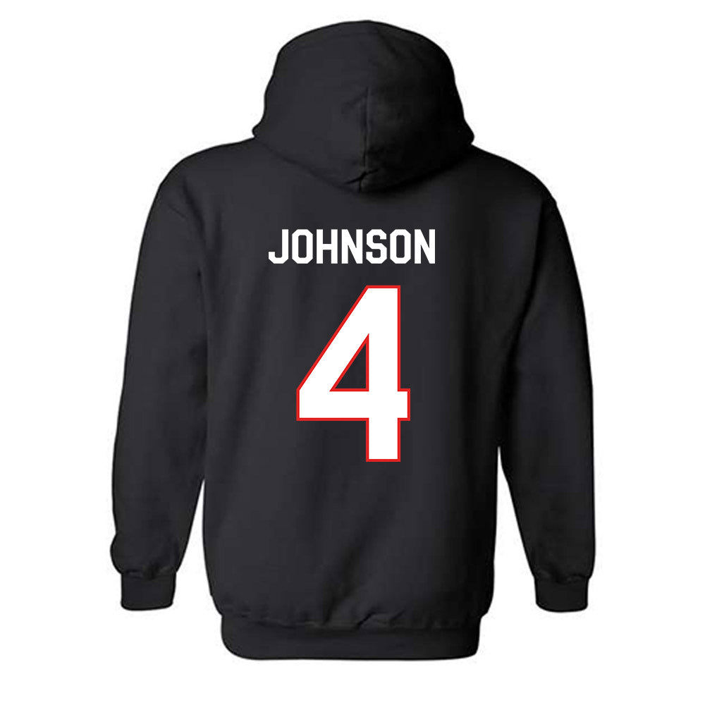 Texas Tech - NCAA Football : Kenny Johnson - Classic Shersey Hooded Sweatshirt-1