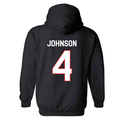 Texas Tech - NCAA Football : Kenny Johnson - Classic Shersey Hooded Sweatshirt-1