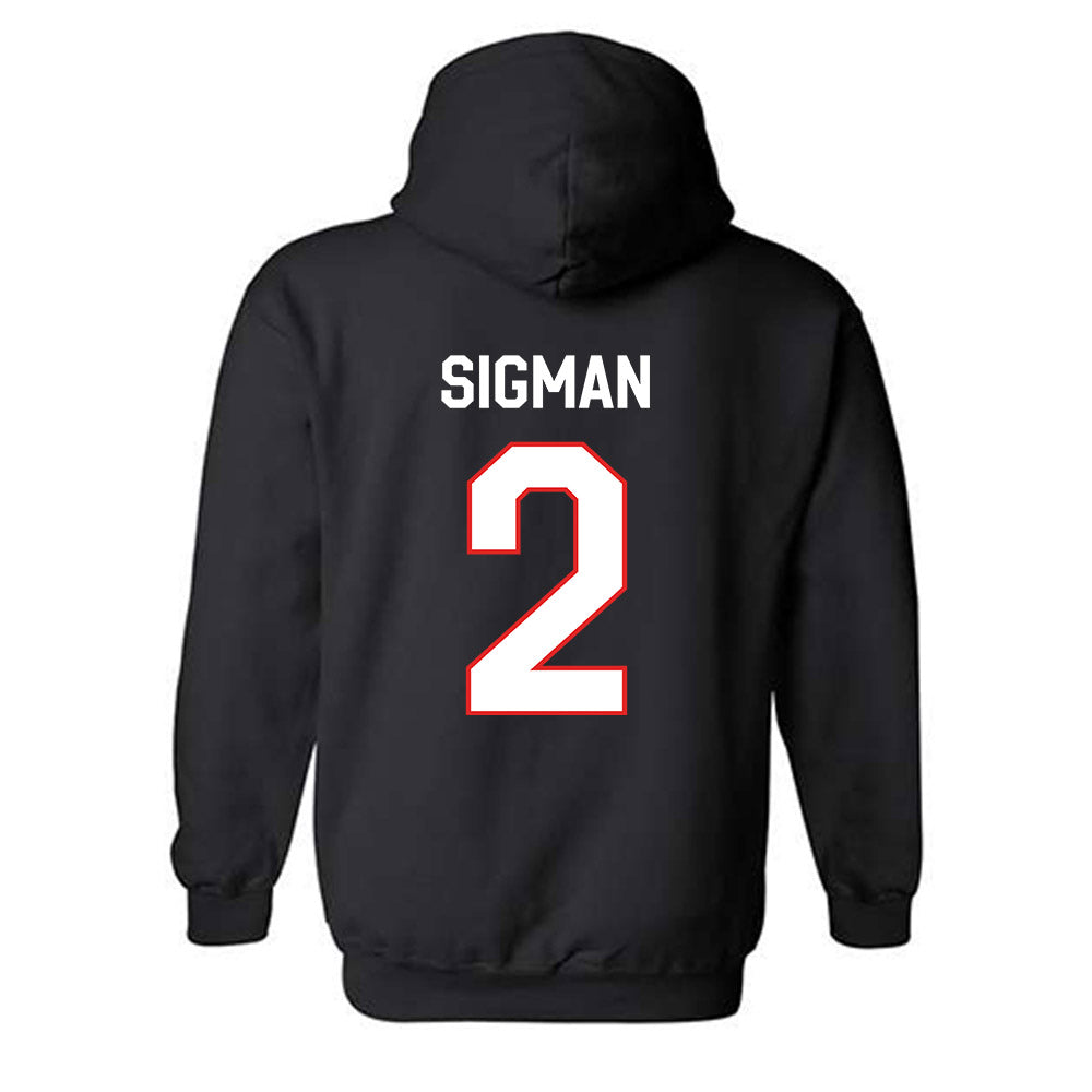 Texas Tech - NCAA Women's Volleyball : Gretchen Sigman - Classic Shersey Hooded Sweatshirt-1