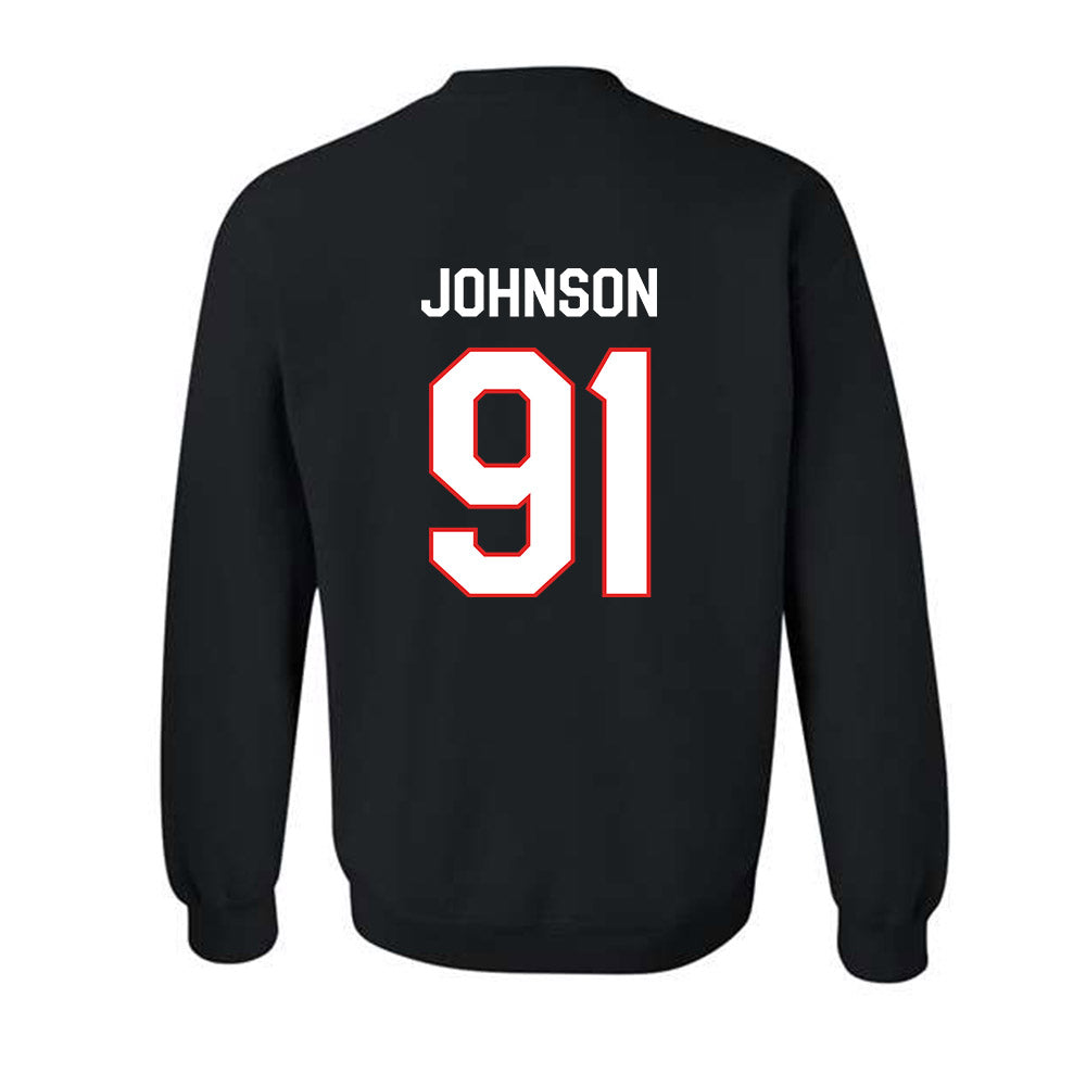 Texas Tech - NCAA Football : Krush Johnson - Classic Shersey Crewneck Sweatshirt-1