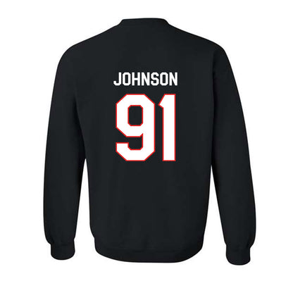 Texas Tech - NCAA Football : Krush Johnson - Classic Shersey Crewneck Sweatshirt-1