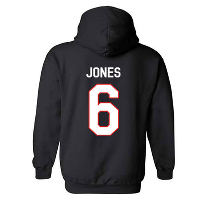 Texas Tech - NCAA Football : Jalen Jones - Classic Shersey Hooded Sweatshirt-1