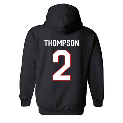 Texas Tech - NCAA Baseball : Kyeler Thompson - Classic Shersey Hooded Sweatshirt-1