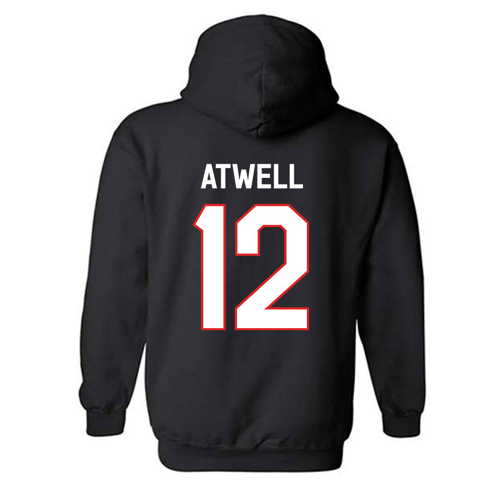 Texas Tech - NCAA Men's Basketball : Donovan Atwell - Classic Shersey Hooded Sweatshirt-1