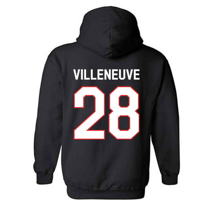 Texas Tech - NCAA Baseball : Robin Villeneuve - Classic Shersey Hooded Sweatshirt-1