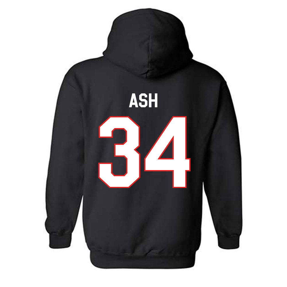 Texas Tech - NCAA Football : Jude Ash - Classic Shersey Hooded Sweatshirt-1