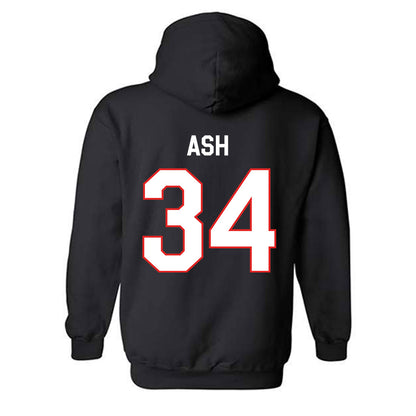 Texas Tech - NCAA Football : Jude Ash - Classic Shersey Hooded Sweatshirt-1