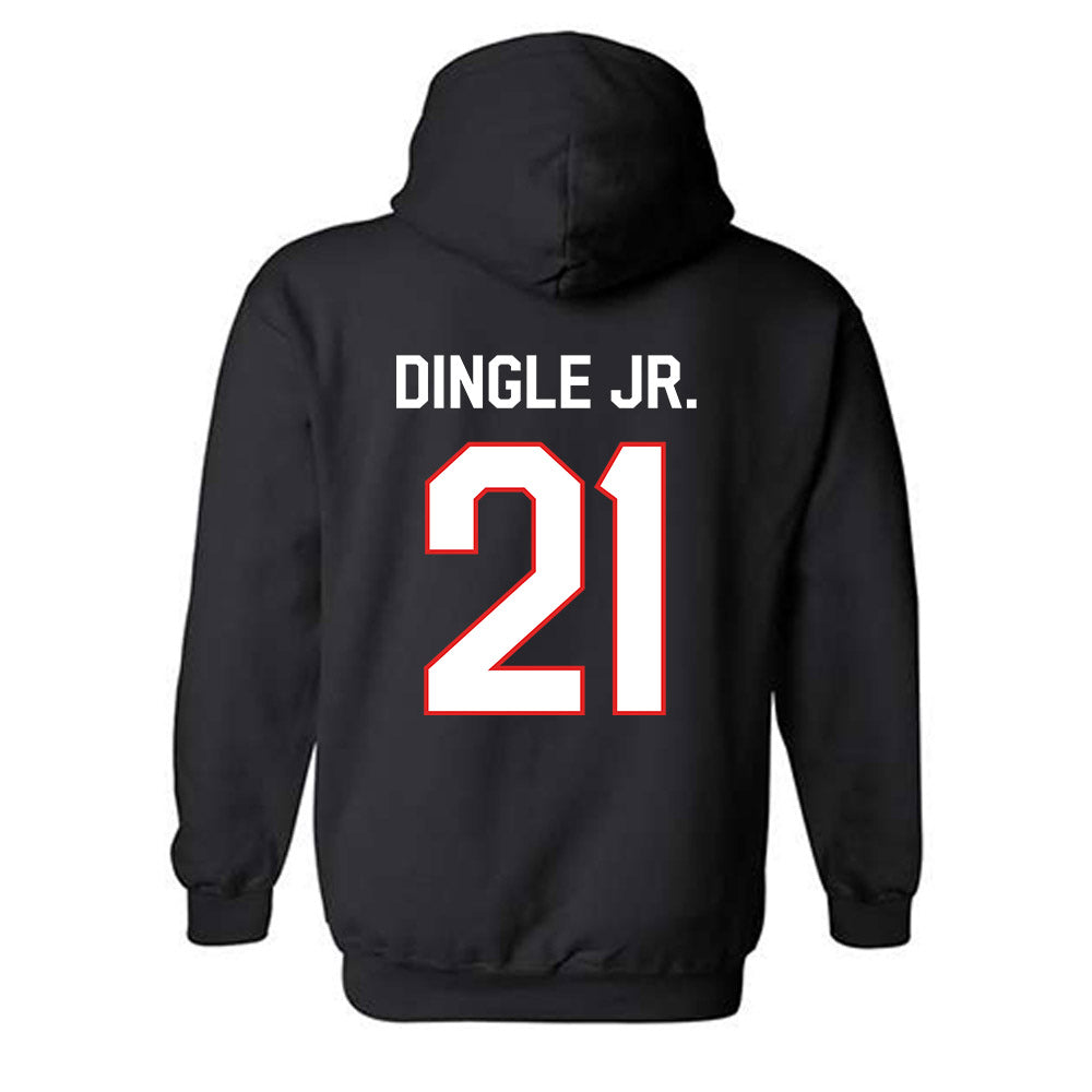 Texas Tech - NCAA Football : Miquel Dingle Jr. - Classic Shersey Hooded Sweatshirt-1