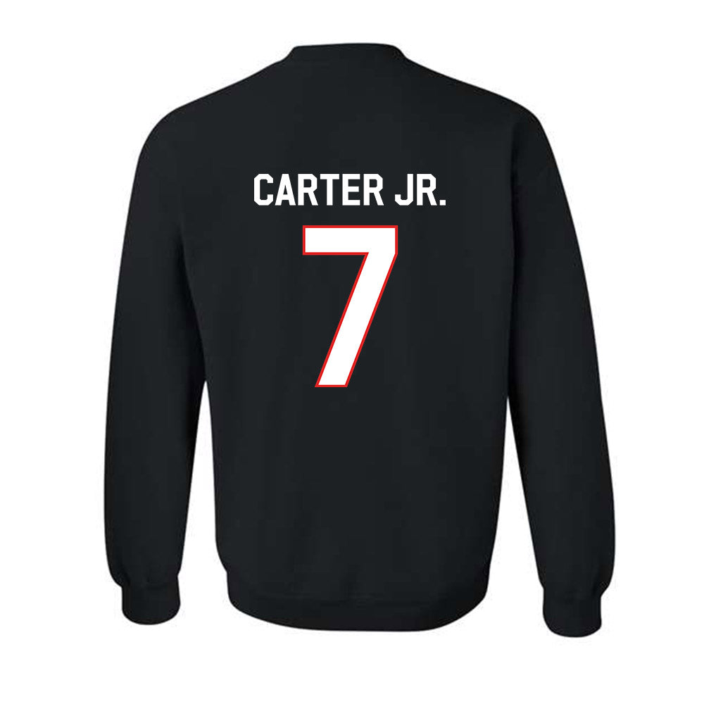 Texas Tech - NCAA Football : Terrance Carter Jr. - Classic Shersey Crewneck Sweatshirt-1