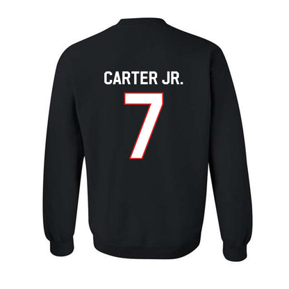 Texas Tech - NCAA Football : Terrance Carter Jr. - Classic Shersey Crewneck Sweatshirt-1