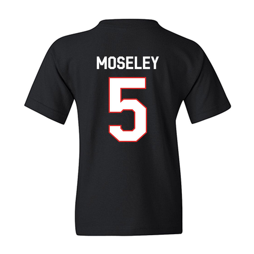 Texas Tech - NCAA Men's Basketball : Josiah Moseley - Classic Shersey Youth T-Shirt-1