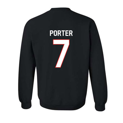 Texas Tech - NCAA Baseball : Hollis Porter - Classic Shersey Crewneck Sweatshirt-1