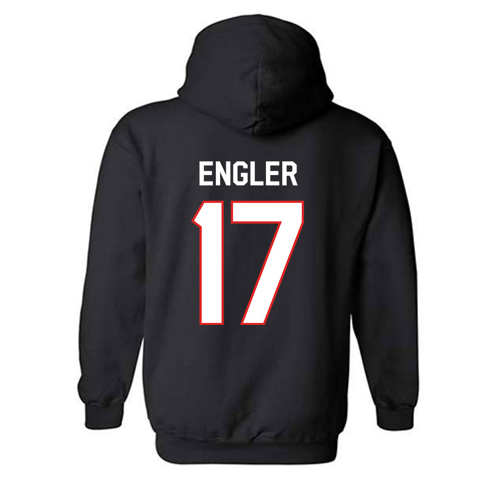 Texas Tech - NCAA Women's Volleyball : Reagan Engler - Classic Shersey Hooded Sweatshirt-1