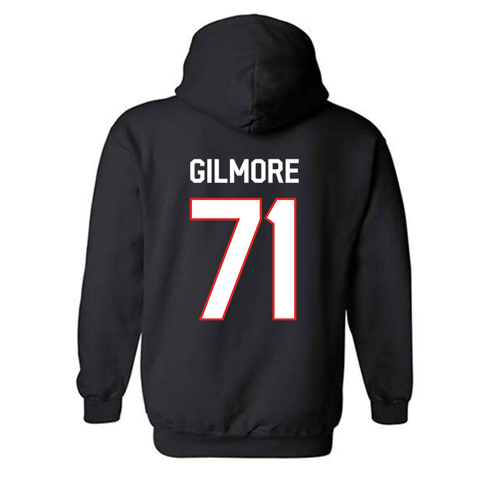 Texas Tech - NCAA Football : Bryce Gilmore - Classic Shersey Hooded Sweatshirt-1