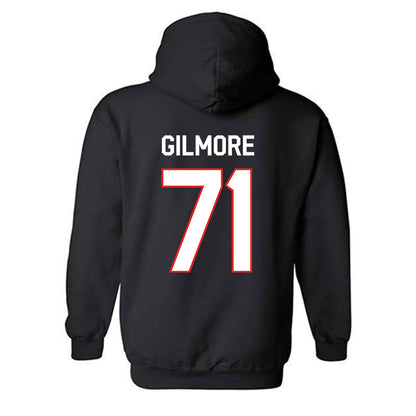 Texas Tech - NCAA Football : Bryce Gilmore - Classic Shersey Hooded Sweatshirt-1