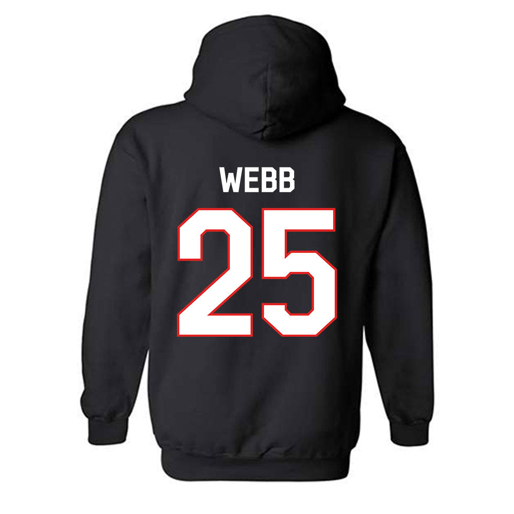 Texas Tech - NCAA Football : Donovan Webb - Classic Shersey Hooded Sweatshirt-1
