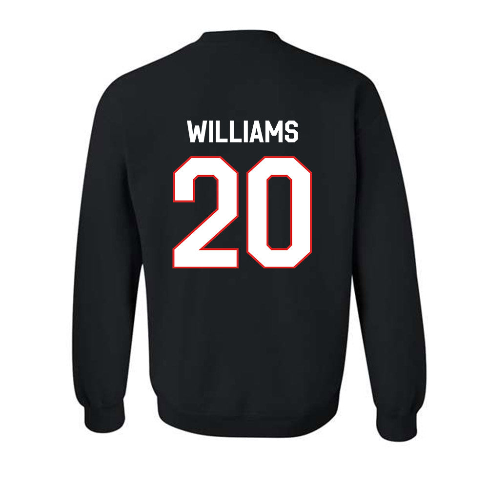 Texas Tech - NCAA Football : Jkoby Williams - Classic Shersey Crewneck Sweatshirt-1