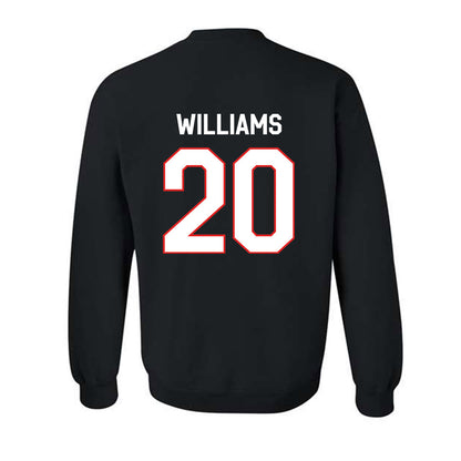 Texas Tech - NCAA Football : Jkoby Williams - Classic Shersey Crewneck Sweatshirt-1