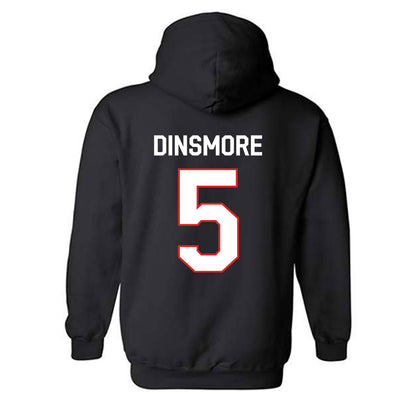 Texas Tech - NCAA Women's Volleyball : Elia Dinsmore - Classic Shersey Hooded Sweatshirt-1