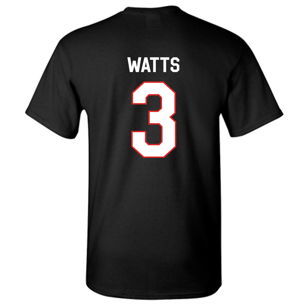 Texas Tech - NCAA Men's Basketball : Lejuan Watts - Classic Shersey T-Shirt-1
