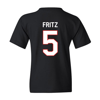 Texas Tech - NCAA Women's Basketball : Denae Fritz - Classic Shersey Youth T-Shirt-1