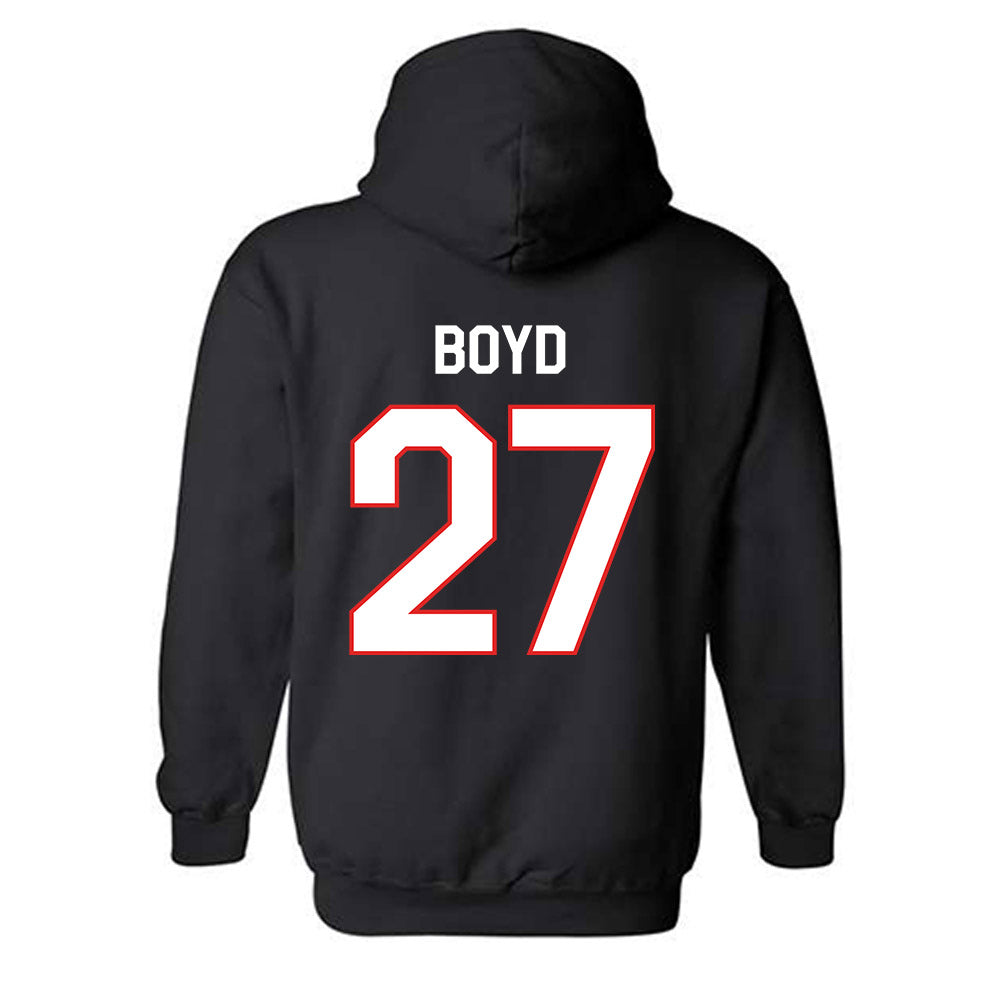 Texas Tech - NCAA Football : Amier Boyd - Classic Shersey Hooded Sweatshirt-1