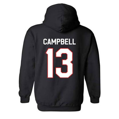 Texas Tech - NCAA Football : Chase Campbell - Classic Shersey Hooded Sweatshirt-1