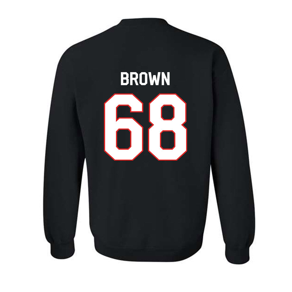 Texas Tech - NCAA Football : Ren Brown - Classic Shersey Crewneck Sweatshirt-1