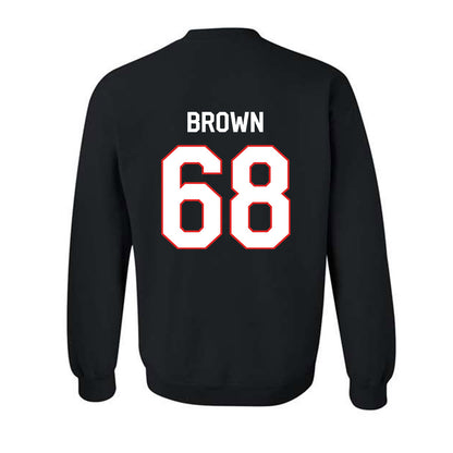 Texas Tech - NCAA Football : Ren Brown - Classic Shersey Crewneck Sweatshirt-1