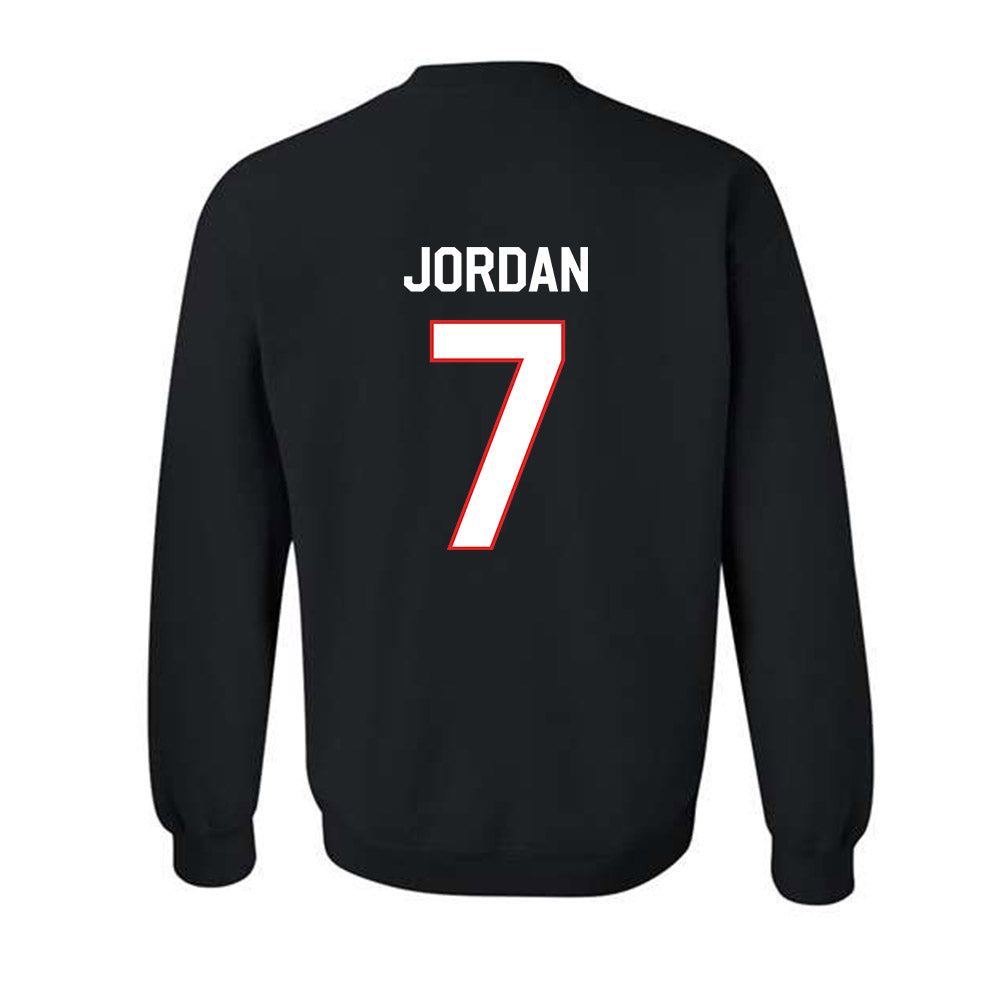 Texas Tech - NCAA Football : Brenden Jordan - Classic Shersey Crewneck Sweatshirt-1