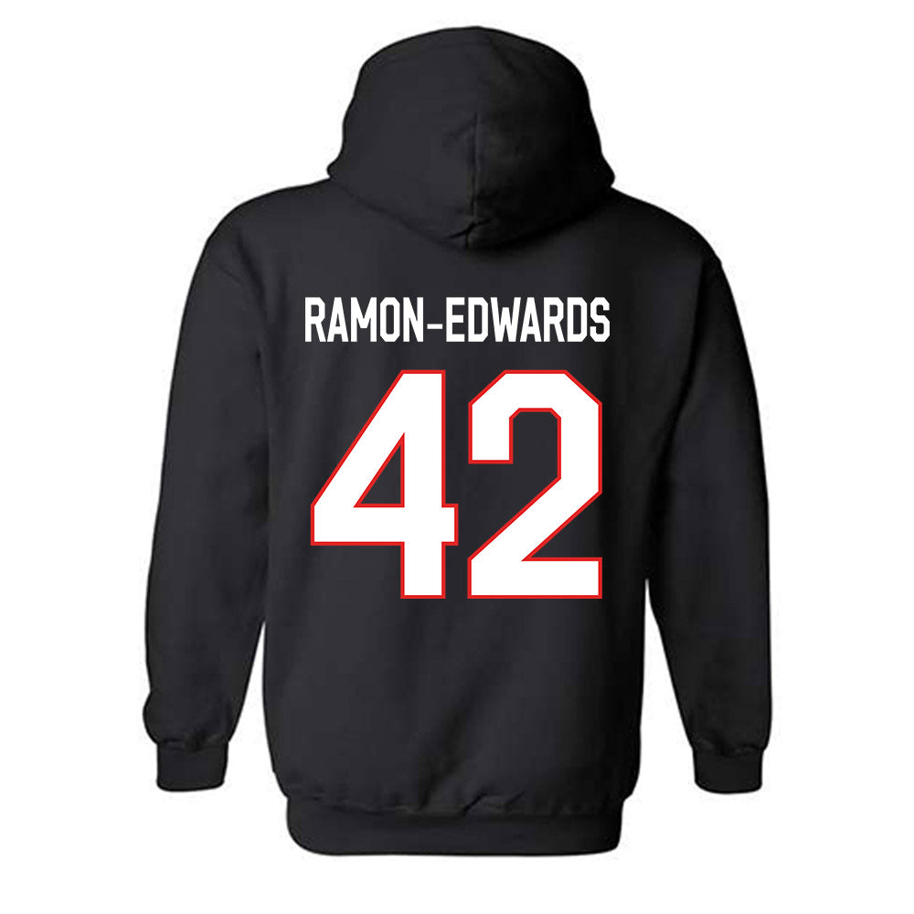 Texas Tech - NCAA Football : Marcus Ramon-Edwards - Classic Shersey Hooded Sweatshirt-1