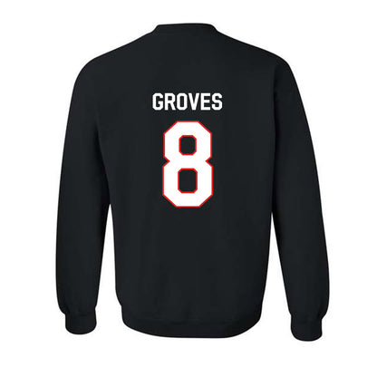 Texas Tech - NCAA Men's Basketball : Nolan Groves - Classic Shersey Crewneck Sweatshirt-1