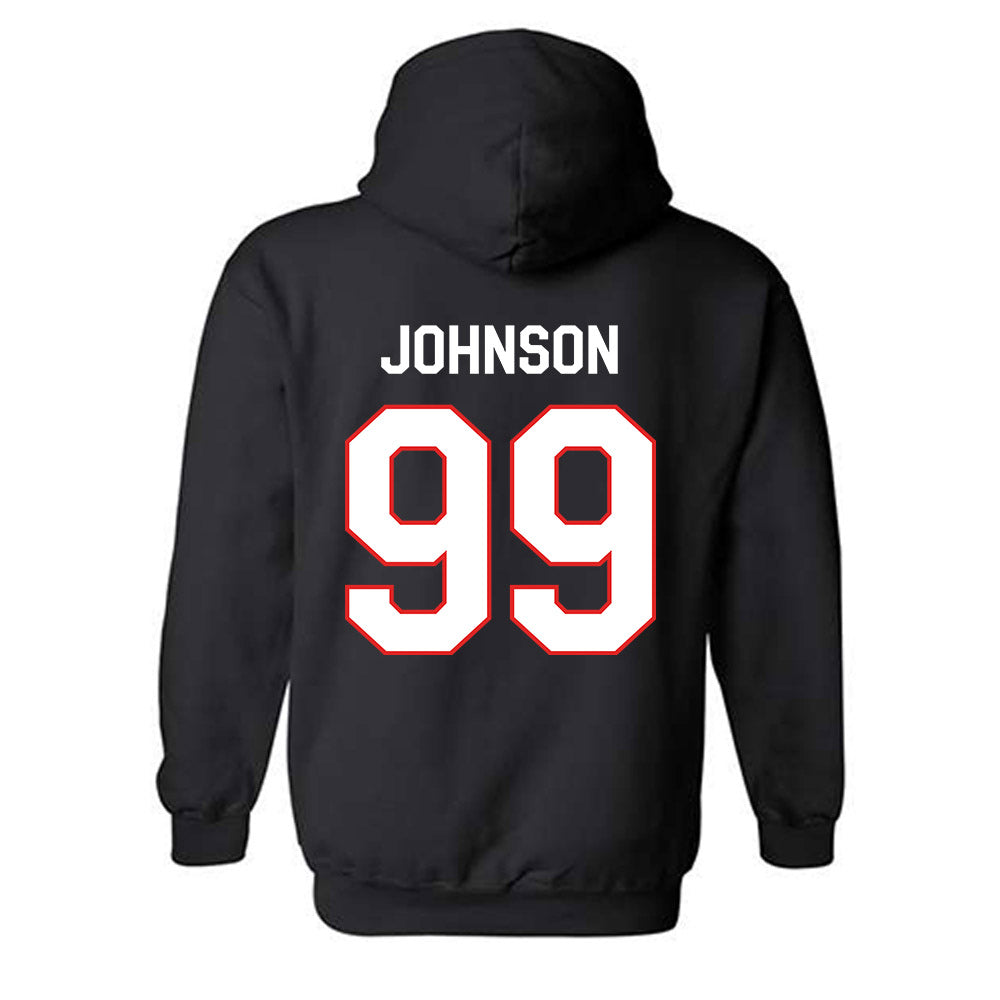 Texas Tech - NCAA Football : JoJo Johnson - Classic Shersey Hooded Sweatshirt-1