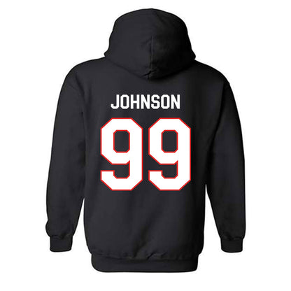 Texas Tech - NCAA Football : JoJo Johnson - Classic Shersey Hooded Sweatshirt-1