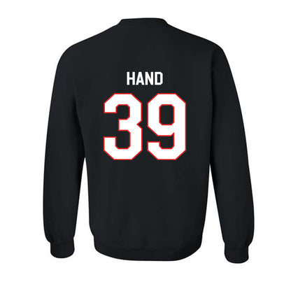 Texas Tech - NCAA Football : Jacob Hand - Classic Shersey Crewneck Sweatshirt-1