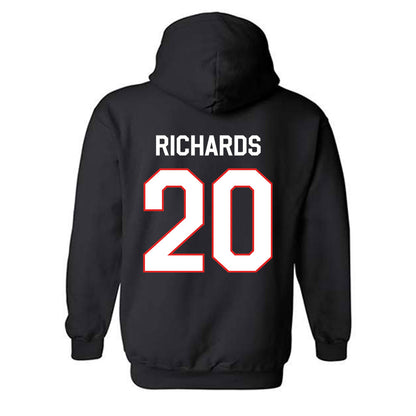Texas Tech - NCAA Softball : Mia Richards - Classic Shersey Hooded Sweatshirt-1