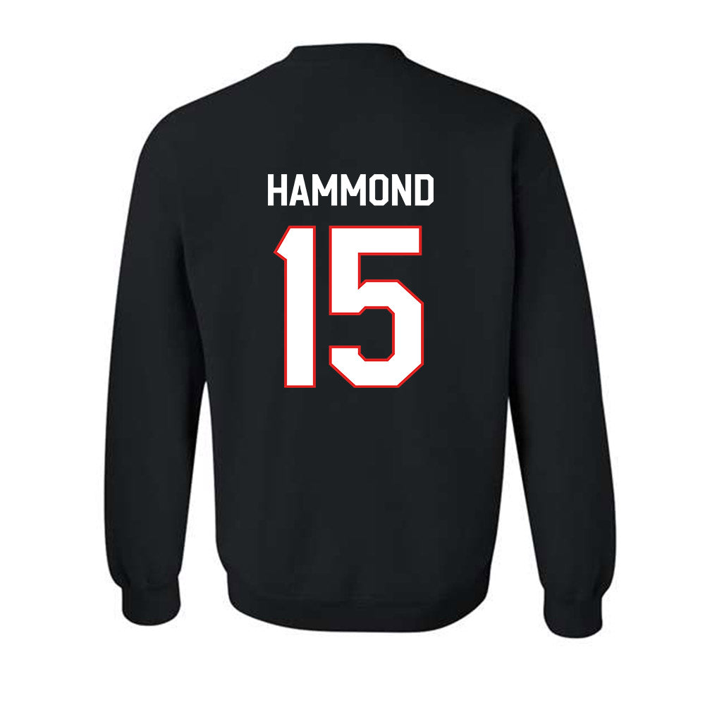 Texas Tech - NCAA Football : Will Hammond - Classic Shersey Crewneck Sweatshirt-1